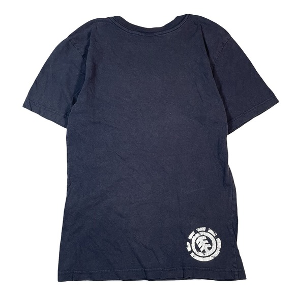 Element Skateboarding Shirt Mens M Vtg Y2k Streetwear Graphic Black Faded - Picture 3 of 7